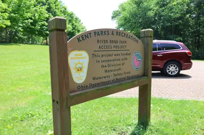 Riverbend park sign