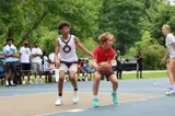 Youth basketball players