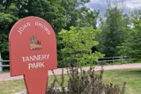 john brown tannery park sign
