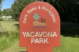 Yacavona Park sign