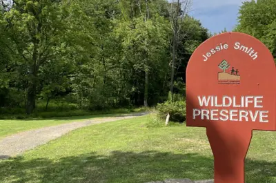 Jessie Smith Nature Preserve sign