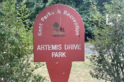 artemis park sign